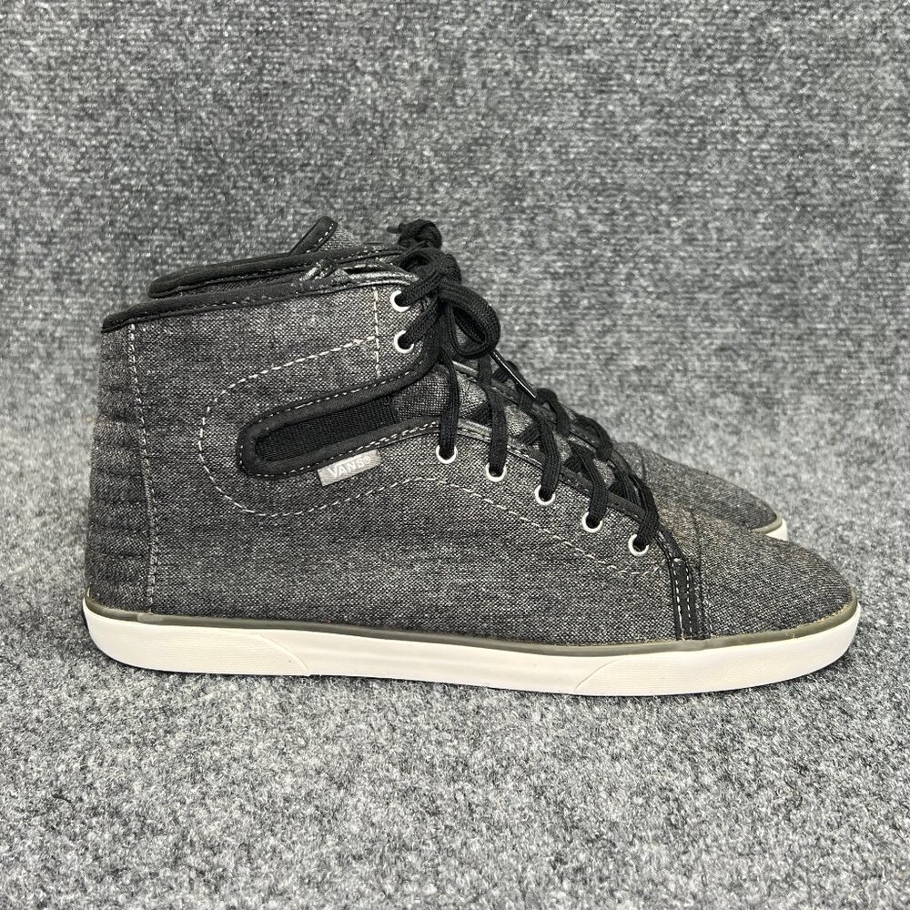 Vans Hadley Sneakers Women's Size 9 Grey‎ High Top Lace Up Athleitc Skate Shoes